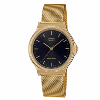 Casio Men's Analog MQ-24MG-1EDF Stainless Steel Band Gold Watch